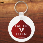 Factor V Leiden Awareness Sleutelhanger (Voorkant)