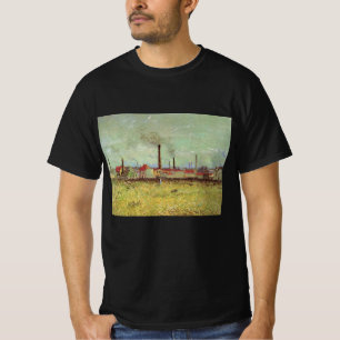 Factories in Asnieres door Vincent van Gogh T-shirt