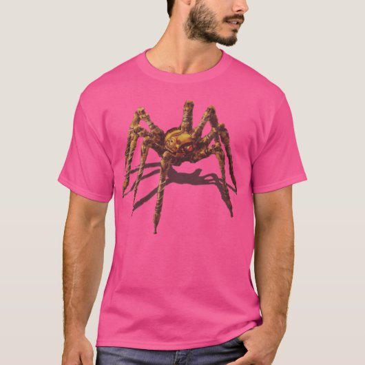 Factorio Spidertron T-shirt (Voorkant)