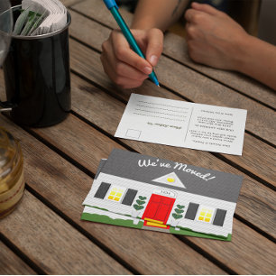 Facture de la maison Nouvelle adresse Carte postal