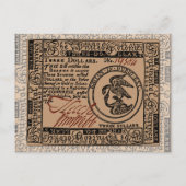 Facture de trois dollars - Carte postale (Devant)