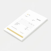 factuur post-it® notes (Schuin)