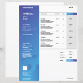 Factuur-sjabloon (Voorkant / Achterkant)