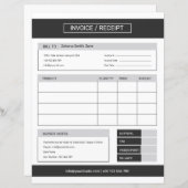 Factuur-sjabloon (Voorkant / Achterkant)