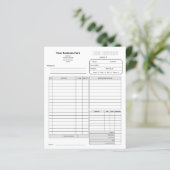 Factuur voor kleine bedrijven  (Staand voorkant)