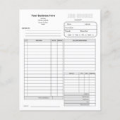 Factuur voor kleine bedrijven  (Voorkant)