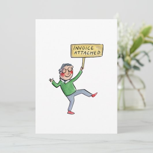 Factuurbijlage Kaart (Staand voorkant)