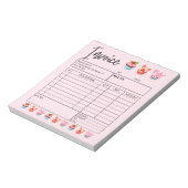 Factuurfactuur verkoopformulier Ontvangstdocument Notitieblok (Gedraaid)