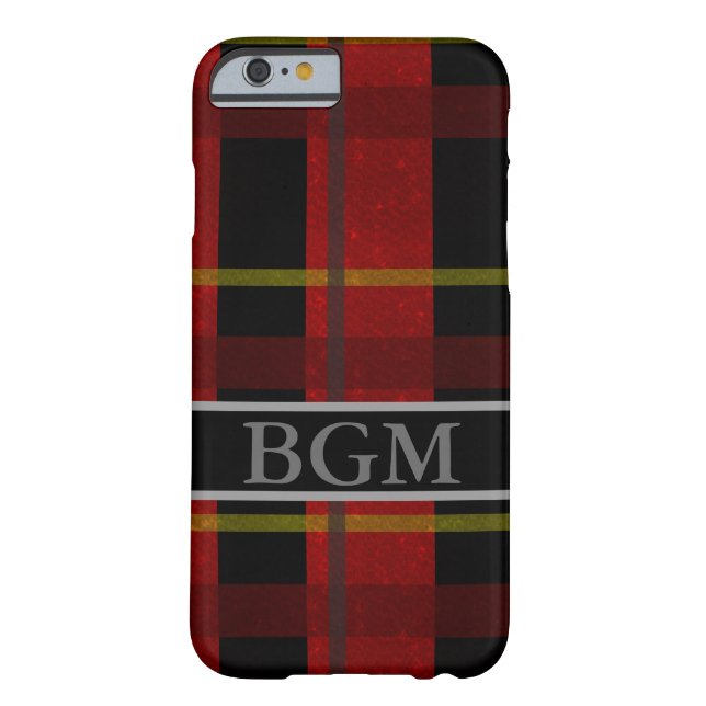 Factuurvoorbeeld telefoontas met monogram Case-Mate iPhone case (Achterkant)