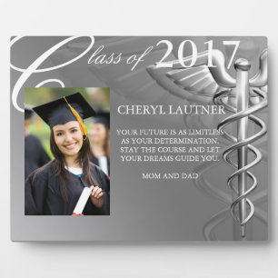 faculté de médecine caduceus diplôme plaque photo