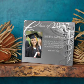 faculté de médecine caduceus diplôme plaque photo (Côté)