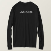 Fade 2 noir foncé long Sweat - shirt à capuche à m (Design dos)