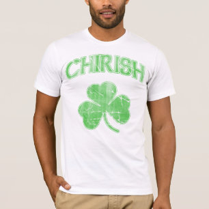  Fade Chirish Shamrock St Patrick's Day T-shirt