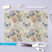  Fade Vlinders met Bloemmotief Tissuepapier (Craft)