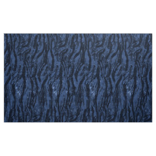 Faded Blue Stripe Camo Fabric Stof