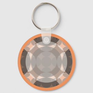 Faded cirkelraster door Kenneth Yoncich Sleutelhanger