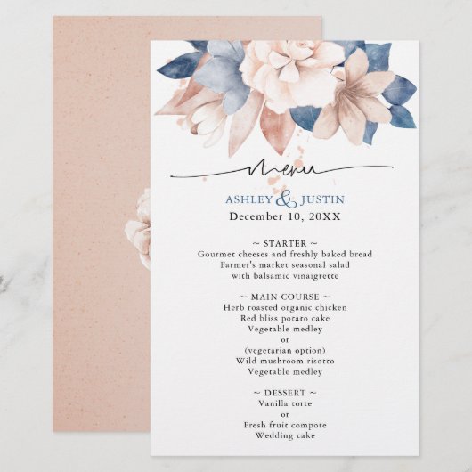 Faded denim en stijlvolle, stijlvolle wigende wend (Voorkant / Achterkant)