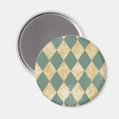 Faded Diamond Pattern Magneet (Voorkant / Achterkant)