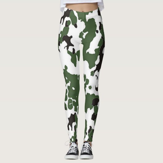 Faded Flecktarn Camo-Leggings Leggings (Voorkant)