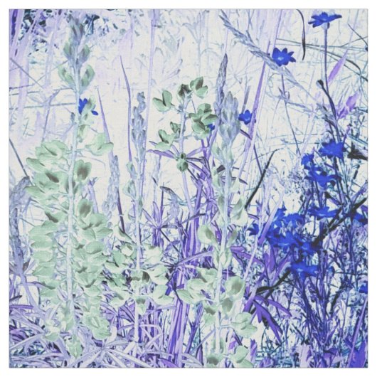 Faded Flowers Fabric Stof (Swatch)