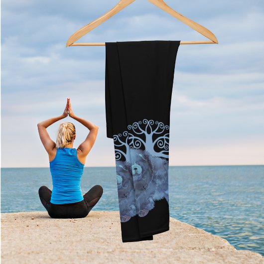 FADED GENES Chow TREE OF LIFE zwart Leggings