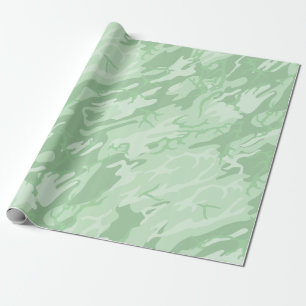 Faded Green Camo Cadeaupapier