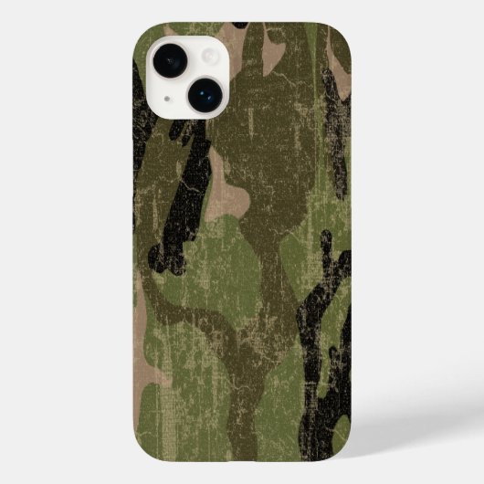 Faded Green Camo Case-Mate iPhone Case (Achterkant)