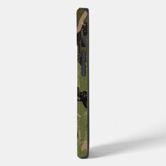 Faded Green Camo Case-Mate iPhone Case (Achterkant / Links)