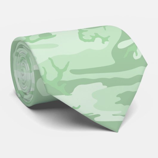 Faded Green Camo Stropdas (Opgerold)