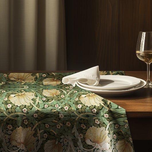 Faded Green Pimpernel William Morris Tafelkleed