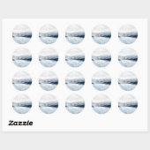 Faded Horizon II Ronde Sticker (Vel)