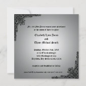 Faded Keltische Kruisgoddelijke Uitnodiging (Achterkant)