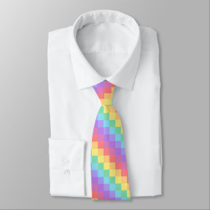 Faded regenboogdiagonaal klankbord LGBT Pride Stropdas