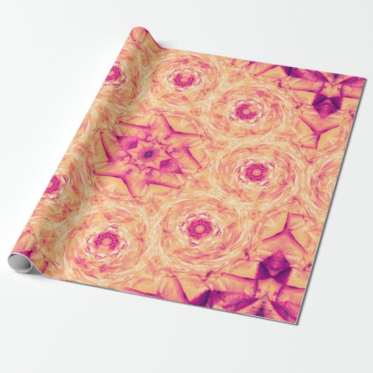 Faded Rose Brooch Cadeaupapier (Uitgerold)