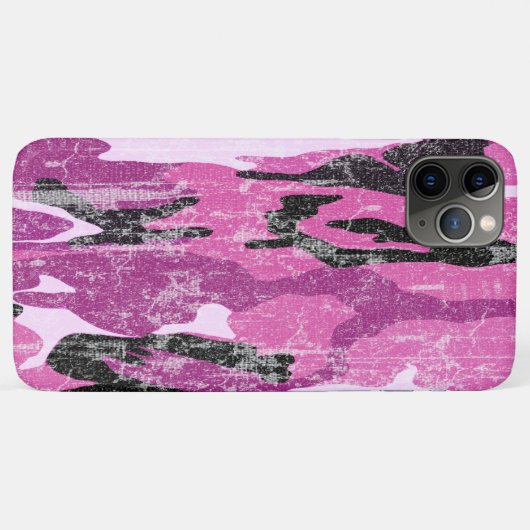 Faded roze Camo Case-Mate iPhone Case (Achterkant (horizontaal))
