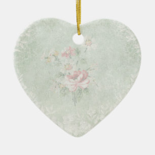 Faded Rozen Shabby  ontwerp Keramisch Ornament