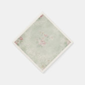 Faded Rozen Shabby  ontwerp Servet (Hoek)