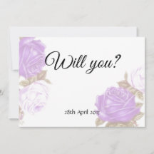  Faded Rozen Wil je mijn bruidsmeisje kaart