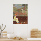 Faded tapijt van Millicent Sowerby Poster (Keuken)