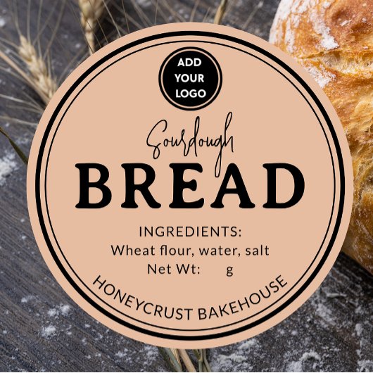 Faded Terracota Bakery Sourdough Bread Sticker