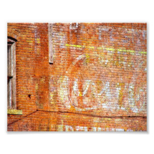 Faded verf, Fort Madison, Iowa Foto Afdruk