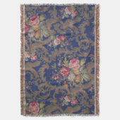 Faded  Victoriaans stijl floral chintz Deken (Voorkant Verticaal)