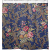 Faded  Victoriaans stijl Floral Chintz Douchegordijn (Voorkant)