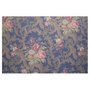 Faded  Victoriaans stijl floral chintz Stof