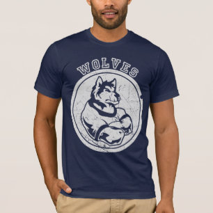  Faded Wolf Mascot T-shirt