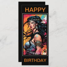 Fadey Barbarian Comic 01 Carte Anniversaire