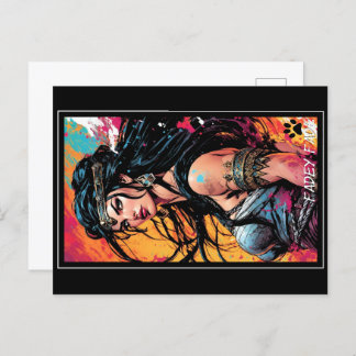 Fadey Barbarian Comic Style 01 Briefkaart