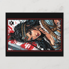 Fadey Barbarian Comic Style 04 Briefkaart