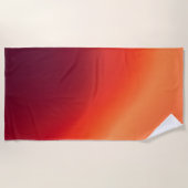 Fading Embers - Warm Abstract Fluid Art Strandlaken (Voorkant)