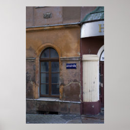 Fading Facade in Lobau, Duitsland Poster